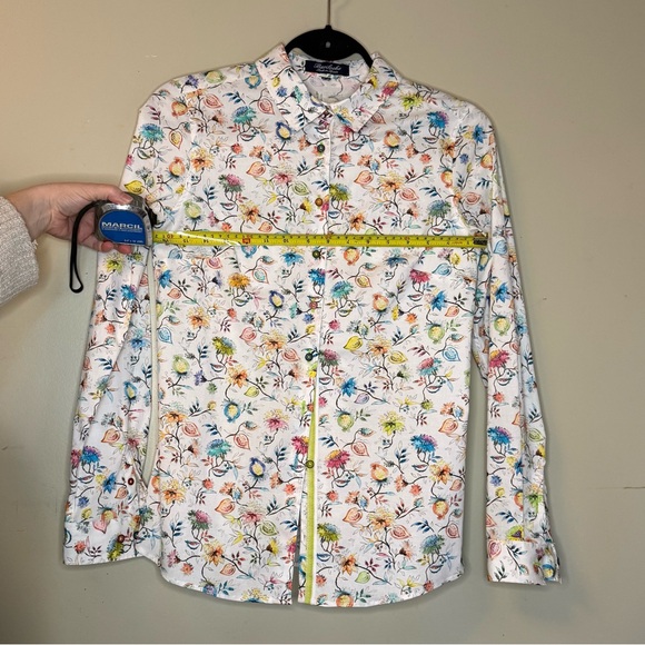 Baroche Multicolor Floral Button Up Shirt EU40 - Picture 8 of 9